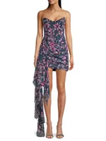 Chasing Dawn Floral Minidress