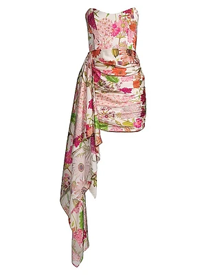 Chasing Dawn Floral Minidress