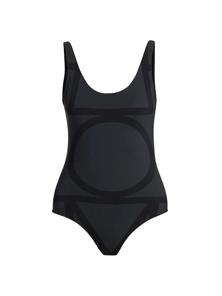 Monogram One-Piece Swimsuit