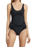 Monogram One-Piece Swimsuit