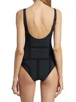 Monogram One-Piece Swimsuit