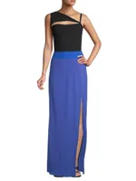 Mia Pleated Mesh Maxi Skirt