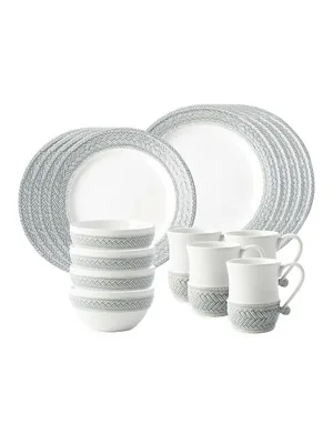 Le Panier Ceramic 16-Piece Dinnerware Set