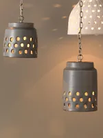 Perforated Ceramic Pendant Lamp