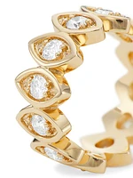 14K Yellow Gold & Diamond Large Evil-Eye Eternity Band