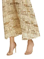 Romi Embellished Midi-Skirt