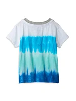 Little Boy's & Island Dip-Dye Henley Tee