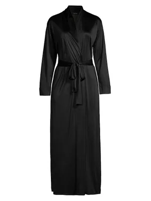 Enchant Long Satin Robe