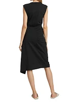 Landry Twist-Front Jersey Dress