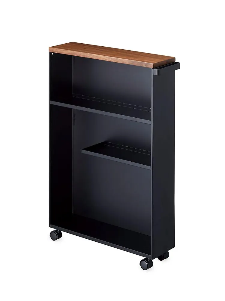 Yamazaki Tower Rolling Slim Bathroom Cart