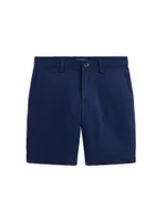 Little Boy's Straight-Fit Stretch Twill Shorts