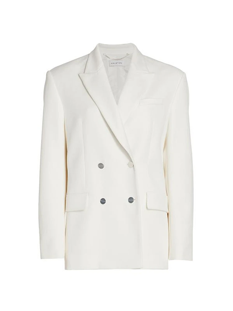 Corinne Twill Tailored Blazer