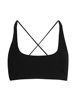 Gwen Crepe Scoopneck Bralette