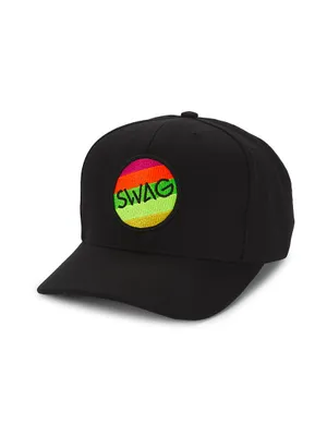 Swag Rainbow Patch Snapback Hat