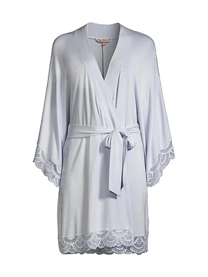 Mariana Modal Lace-Trim Robe