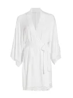 Mariana Modal Lace-Trim Robe