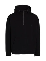 Fleece Mix Hoodie