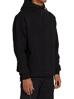 Fleece Mix Hoodie