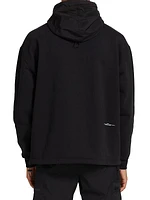 Fleece Mix Hoodie