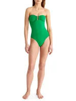 Cassiopée Bustier One-Piece Swimsuit