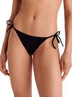 Malou Low-Rise Side-Tie Bikini Bottom