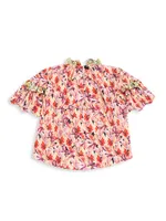 Baby Girl's 2-Piece Mix Match Floral Top & Pants Set