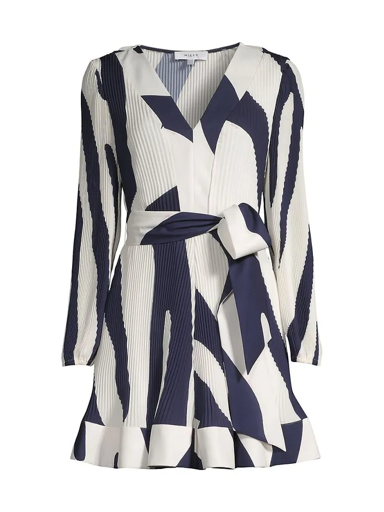 Liv Printed Wrap Dress