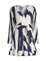 Liv Printed Wrap Dress