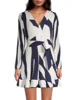 Liv Printed Wrap Dress