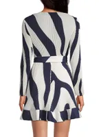 Liv Printed Wrap Dress