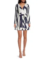 Liv Printed Wrap Dress