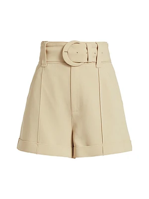 Aldi Belted High-Waisted Shorts