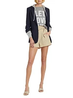 Aldi Belted High-Waisted Shorts