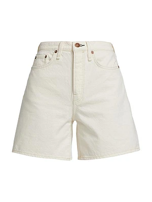 Maya High-Waisted Denim Shorts