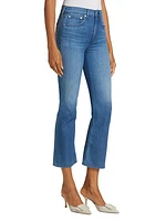 Nina High-Rise Stretch Flare Ankle Jeans