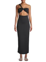 Narcissus Asymmetric Cut-Out Maxi Dress