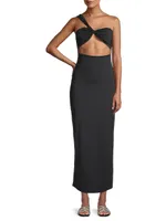 Narcissus Asymmetric Cut-Out Maxi Dress