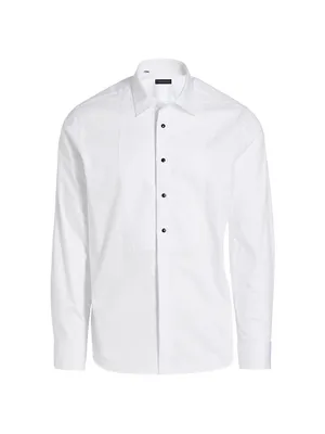 COLLECTION Travel Stud Tuxedo Shirt