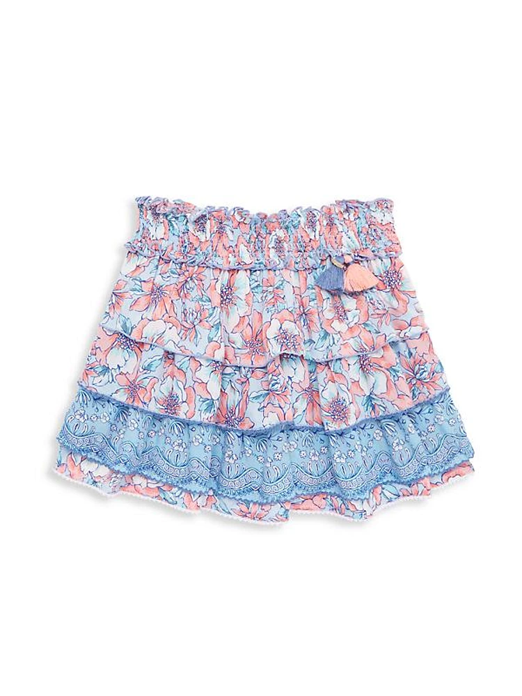 Little Girl's & Girl's Skirt Ariel Tiered Skirt