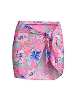 Paxton Floral-Print Sarong