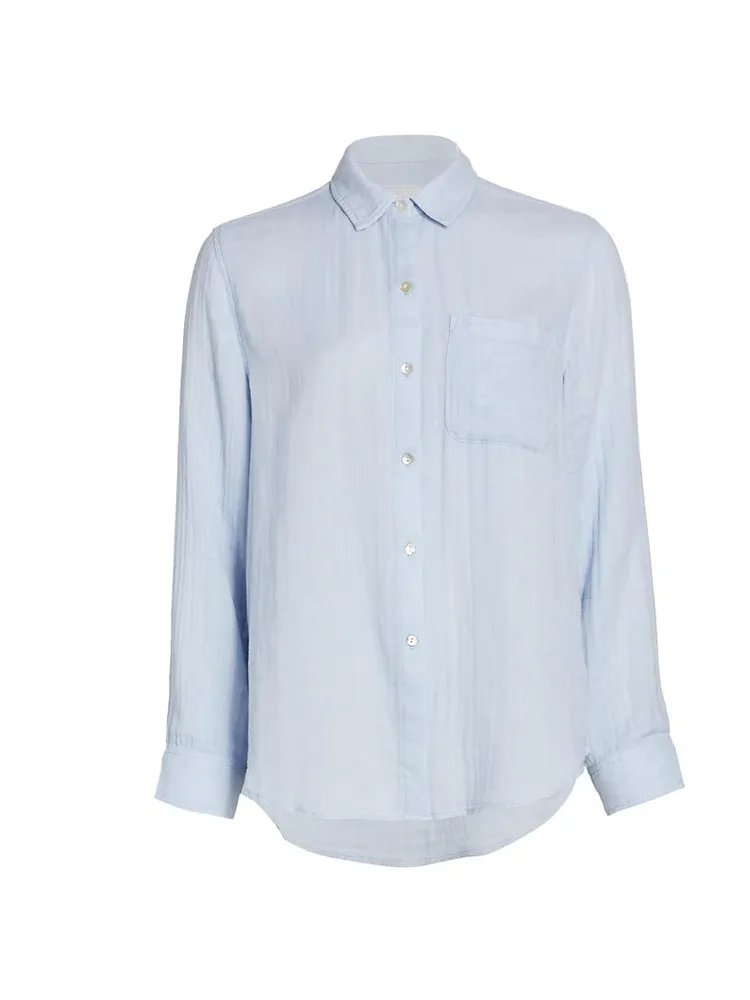 Ellis Cotton Gauze Button-Up