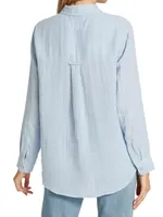 Ellis Cotton Gauze Button-Up