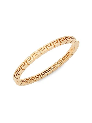 Greca Goldtone Bangle
