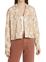 Jessie Floral Linen Shacket