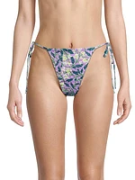 Ipanema Dos Gardenias Lila Side-Tie Bikini Bottom