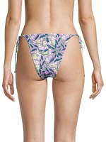 Ipanema Dos Gardenias Lila Side-Tie Bikini Bottom