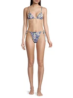 Ipanema Dos Gardenias Lila Side-Tie Bikini Bottom