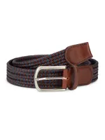 COLLECTION Leather Woven Belt