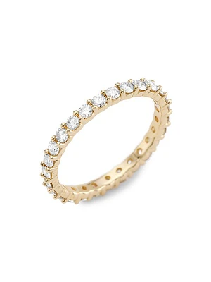 14K Yellow Gold & 1 TCW Diamond Eternity Band