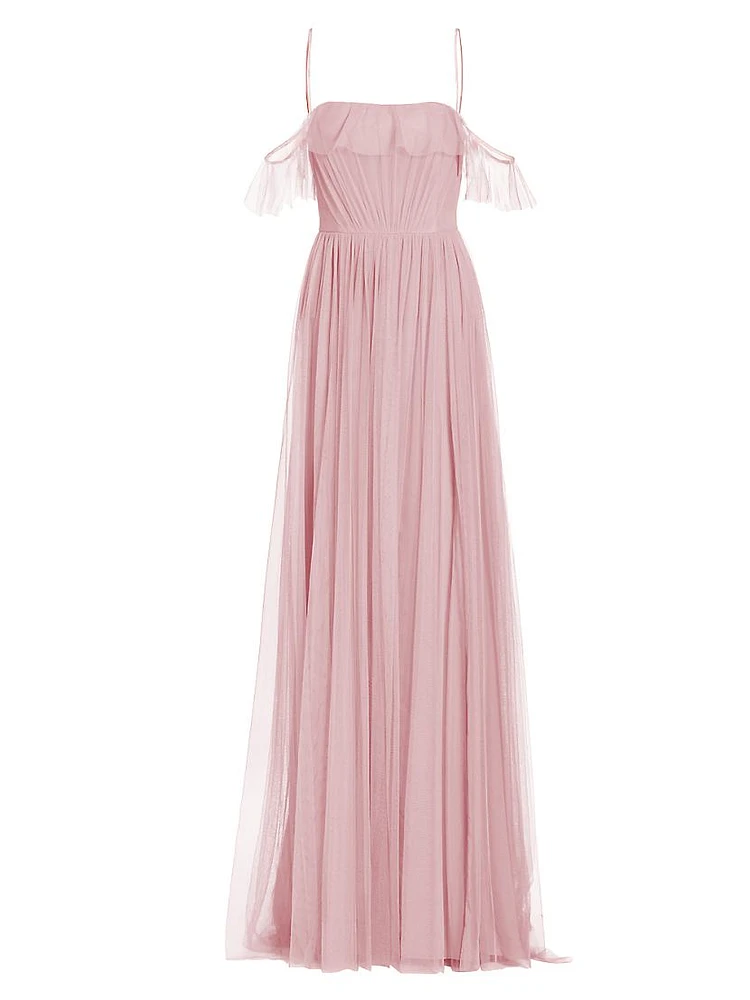 Miriam Pleated Tulle Gown